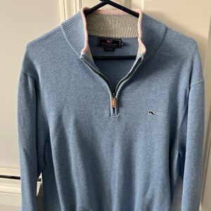 Vineyard vines Marino wool half zip mens